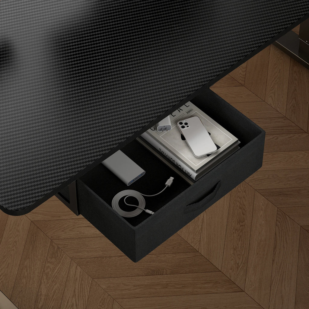 Electric Standing Desk — Height Adjustable with USB Charging Port & Drawer