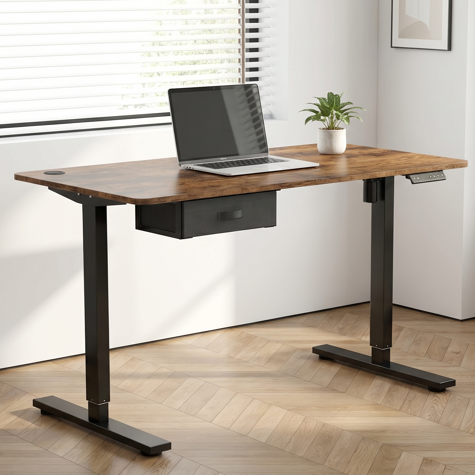 Premium Motorized Standing Desk | Height Adjustable Sit Stand Desk | USB Charging | Ergonomic Office Desk Ireland