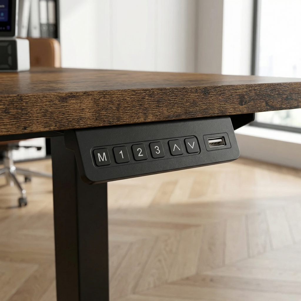 Premium Motorized Standing Desk | Height Adjustable Sit Stand Desk | USB Charging | Ergonomic Office Desk Ireland